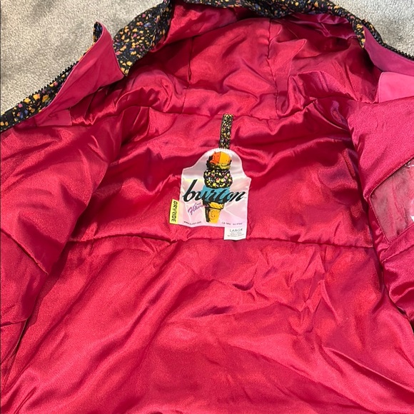 Insulated Women's Black Multicolor Dot Hooded Jacket - Picture 9 of 11